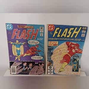 Two Vintage Flash Comic Magazines # 306 and # 307